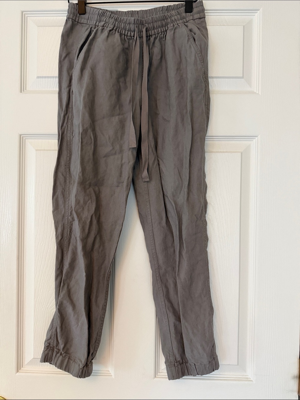J. Crew Gray Elastic-Waist Jogger Pants